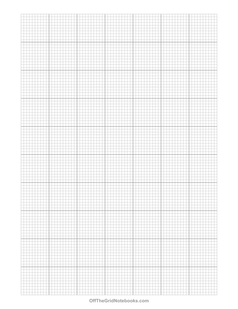 free graph paper – off the grid notebooks